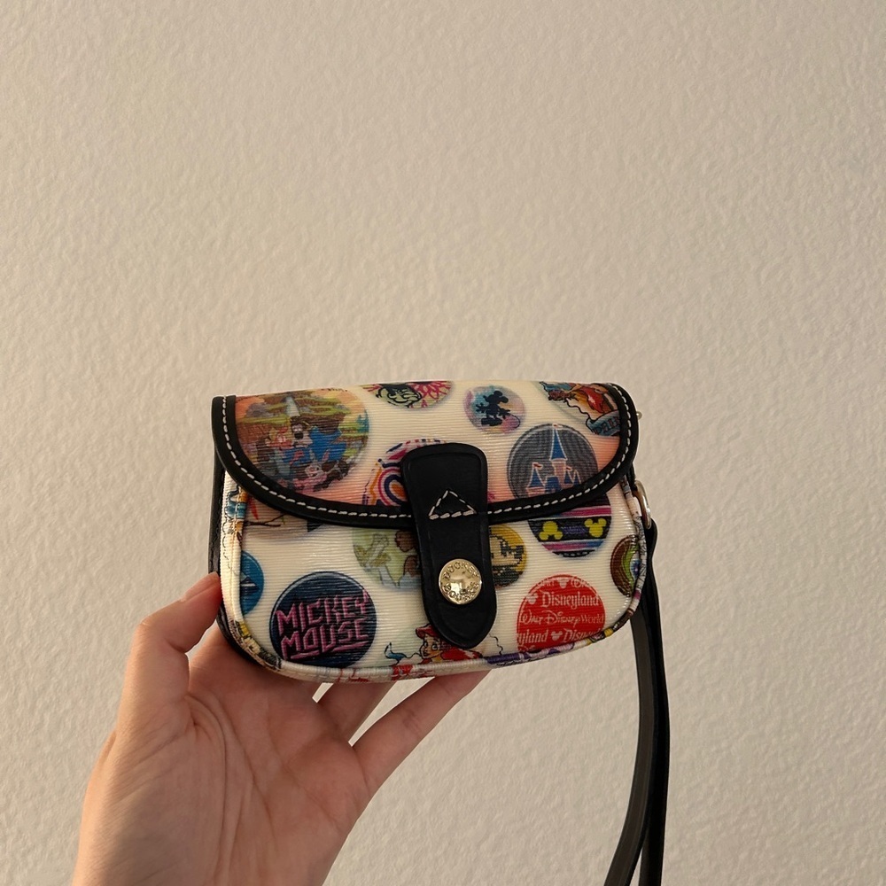 Dooney & Bourke Vintage Disney Flap Wristlet, Collectors Item, RARE- Like New! - Picture 9 of 16